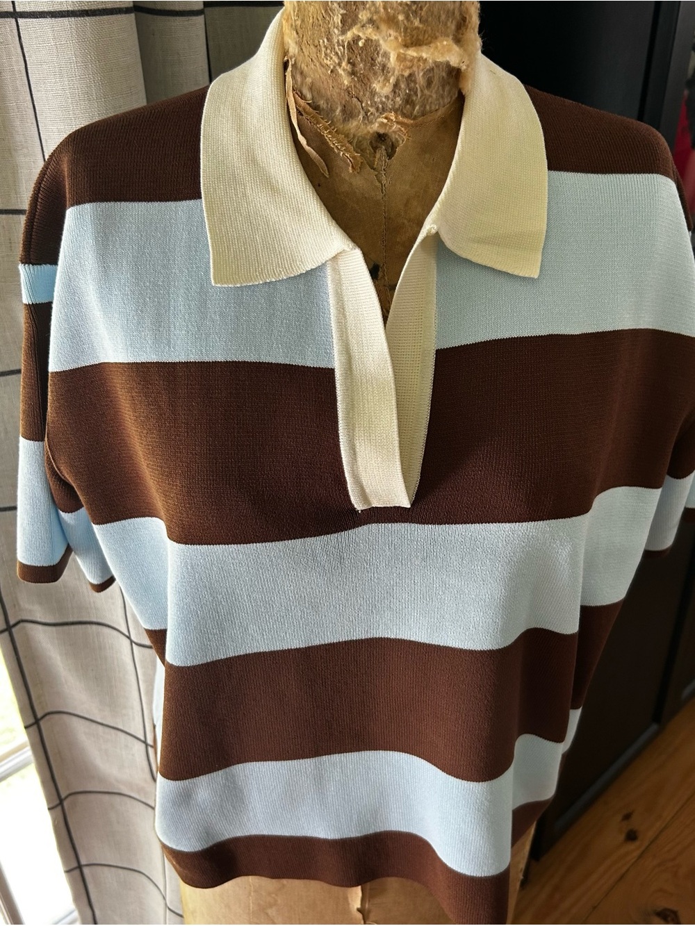 Steve Madden Stripped Rugby Top